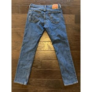 Levis 511 Jeans Mens 34x34 Blue Medium Wash Slim Straight Denim 5-Pocket Casual